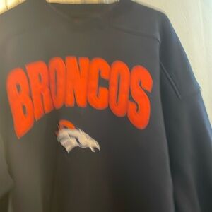 XL Blue “Broncos” hoodie. Go Broncos.